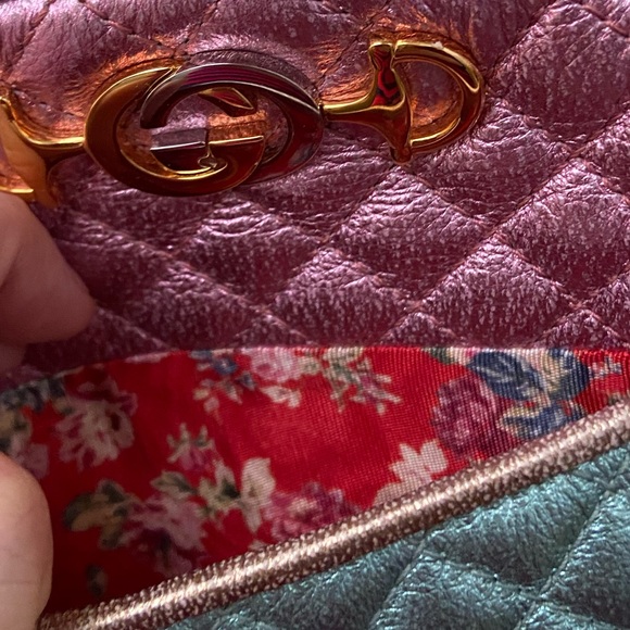 Gucci Laminated Calfskin Mini Traputata Bag - Picture 10 of 15